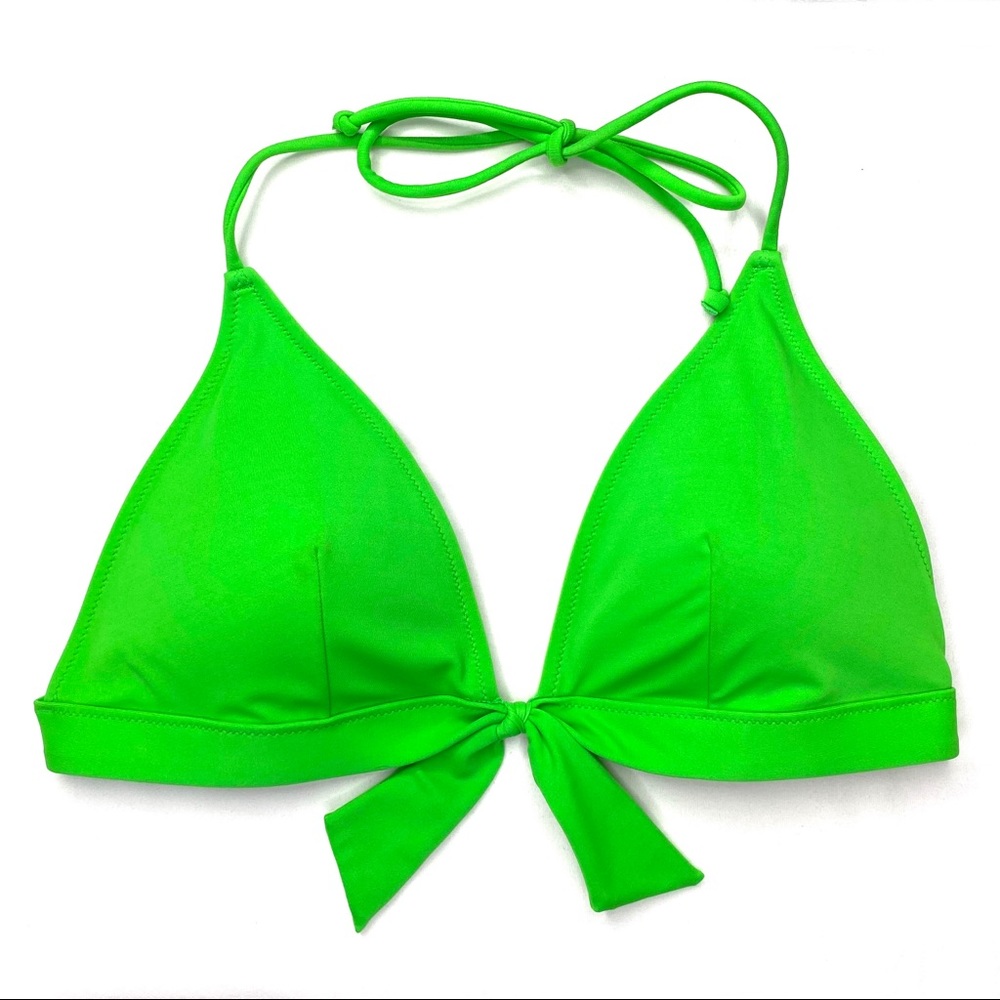 Victoria’s Secret green padded bikini top, Size L